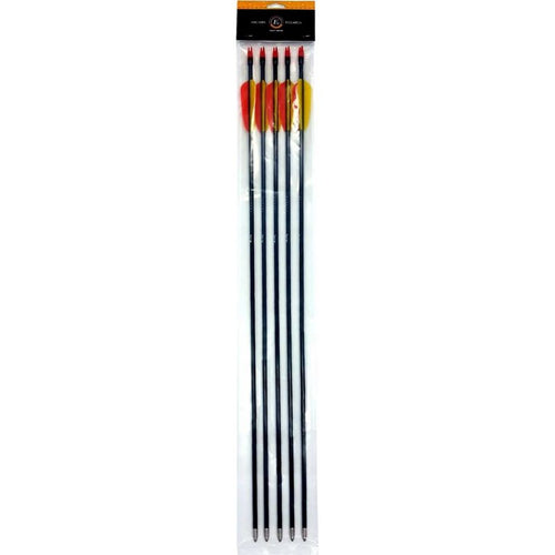 Poe Lang 28" Fiberglass Arrows - Set of 5 (D-055-B3) Strzelectwo/Strzały do łuków Your Sports Performance