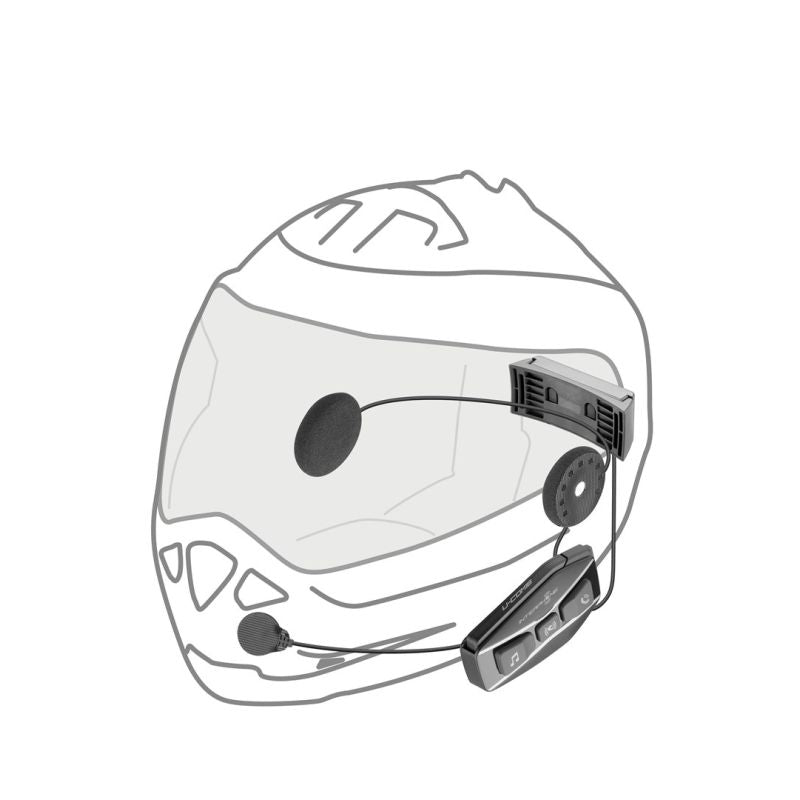 INTERPHONE U-COM 16 motorcycle intercom, set for 1 helmet In preparation Your Sports Performance