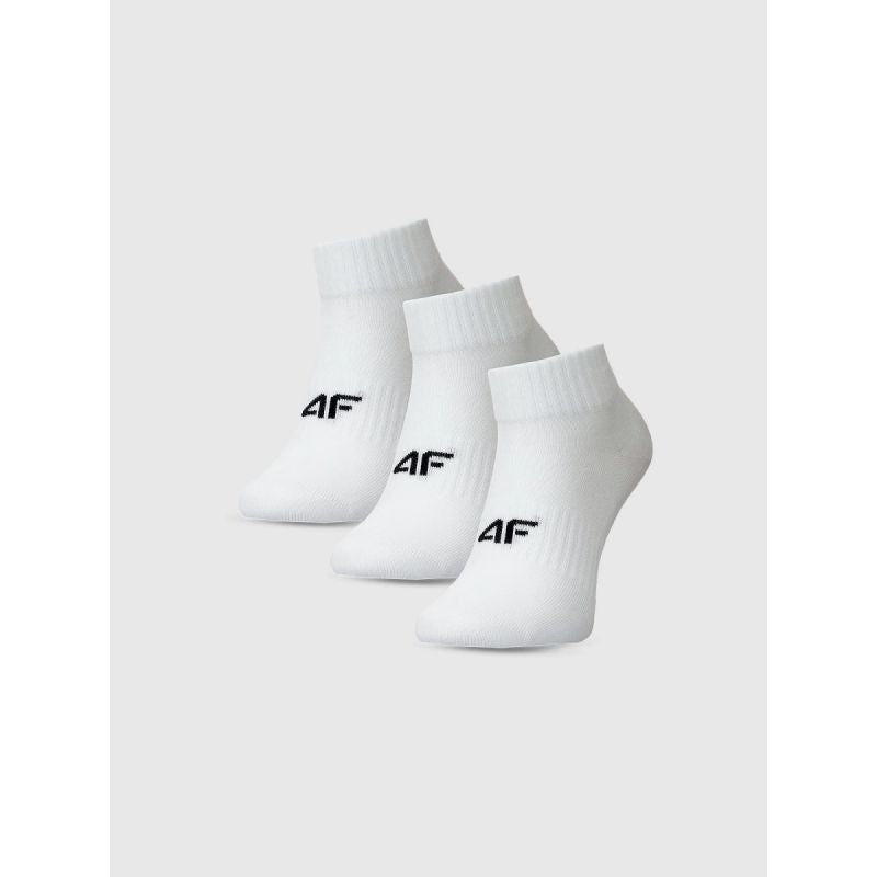 Girls' casual ankle socks (SET OF 3) 4F 4FJWMM00USOCF497-10S *Kategoria tymczasowa Your Sports Performance