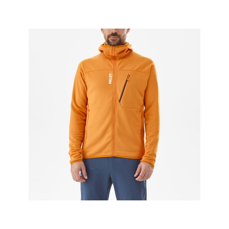 MILLET M Seneca Fleece Hoodie Jacket Orange Import z PMSport Your Sports Performance