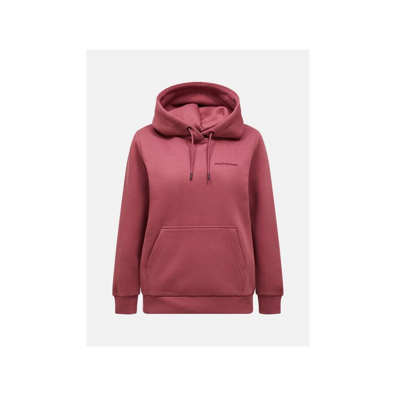 Women's PEAK PERFORMANCE W Original Small Logo Hoodie Red