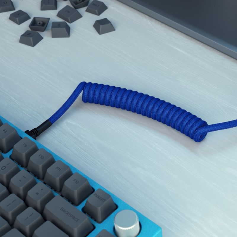 Glorious Gaming GLO-KB-ACC-CBL-COIL-CBLU Keyboard/Mouse Cable Blue 1.4m Kable i adaptery/Kable USB Your Sports Performance