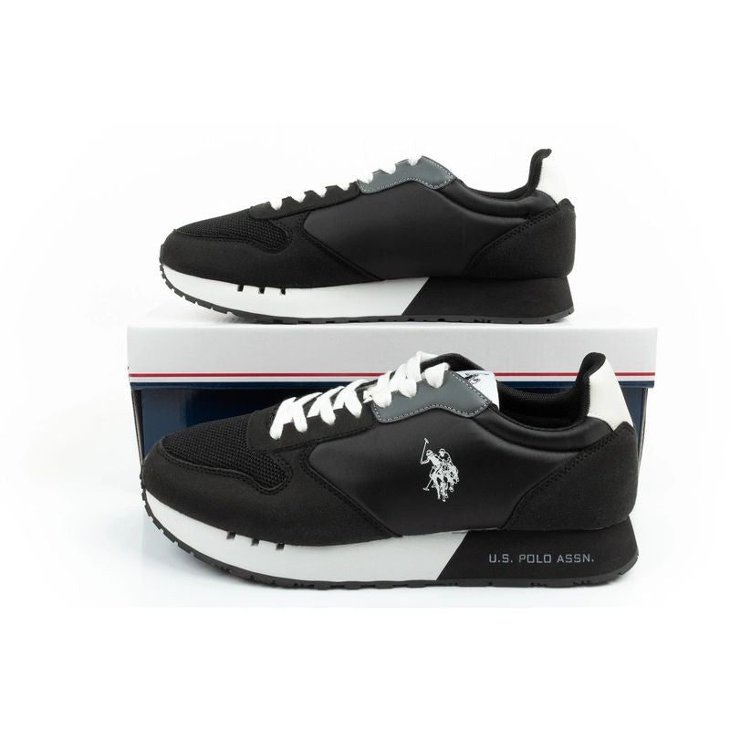 US Polo Assn sports shoes sneakers men's fashionable comfortable black Your Sports Performance