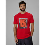 Men's regular printed T-shirt 4F 4FWSS26TTSHM3034-62S 4f