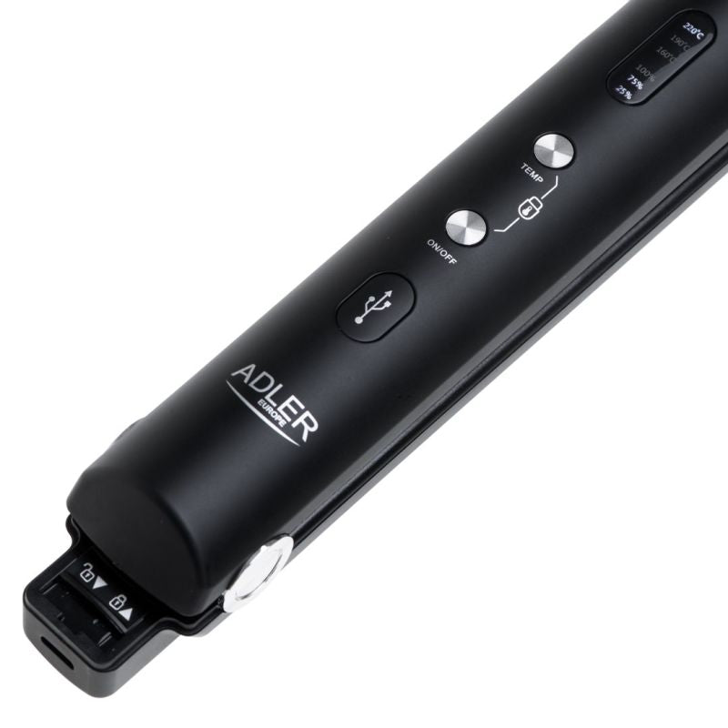 ADLER AD 2327b hair straightener black AGD - Produkty/Prostownice do włosów Your Sports Performance