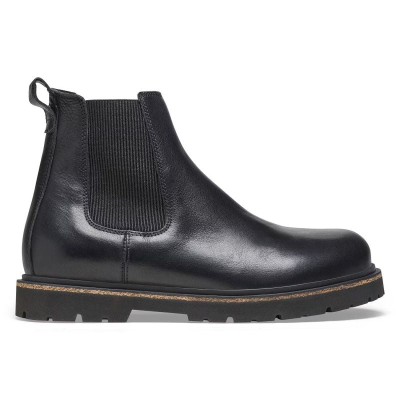 Birkenstock Highwood Slip On M LENA Black men's Chelsea boots made of genuine leather (1025764) In preparation Your Sports Performance