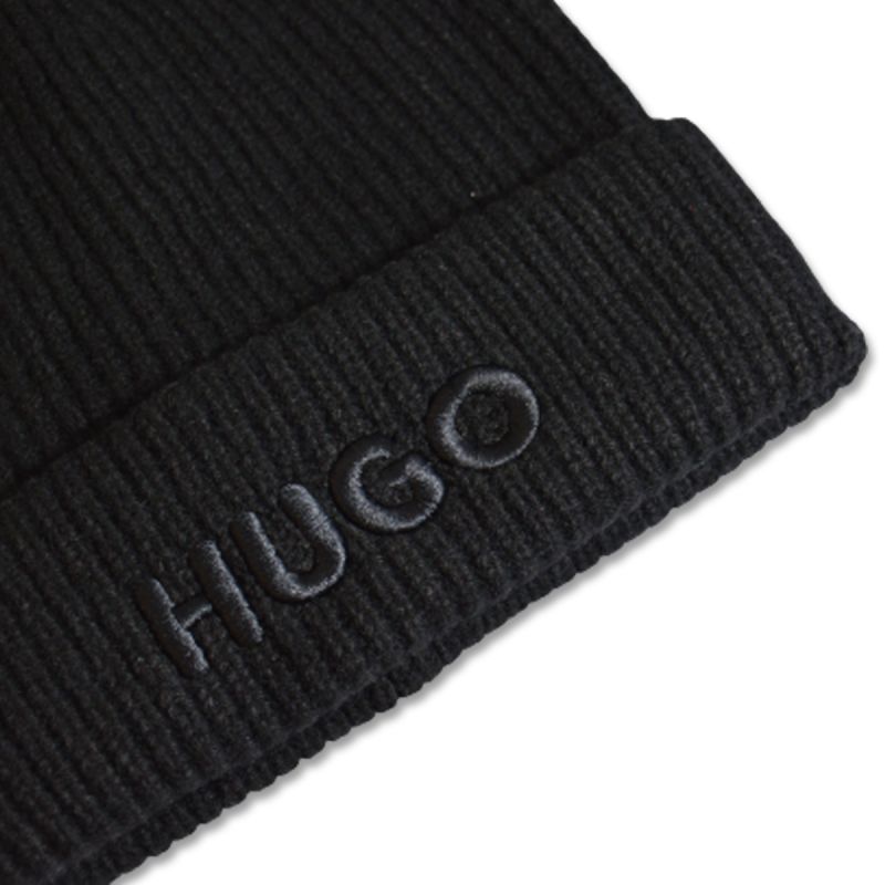 Hugo Boss Styl Social Hat with Wool and Cashmere Blend - 50500970-001 Odzież/Czapki/Czapki zimowe Your Sports Performance