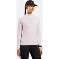 Women's Odlo ZEROWEIGHT WARM Mid Layer 1/2 Zip with Mock Neck, Pink