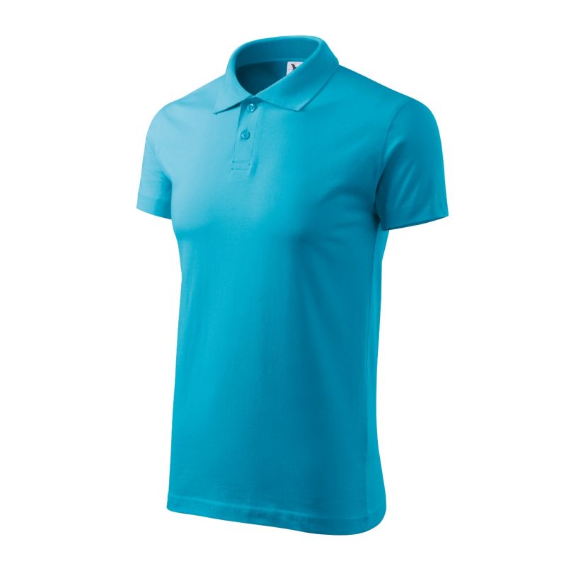 Malfini Single J. M MLI-20244 turquoise polo shirt Clothing/Lifestyle/T-shirts/Malfini Malfini