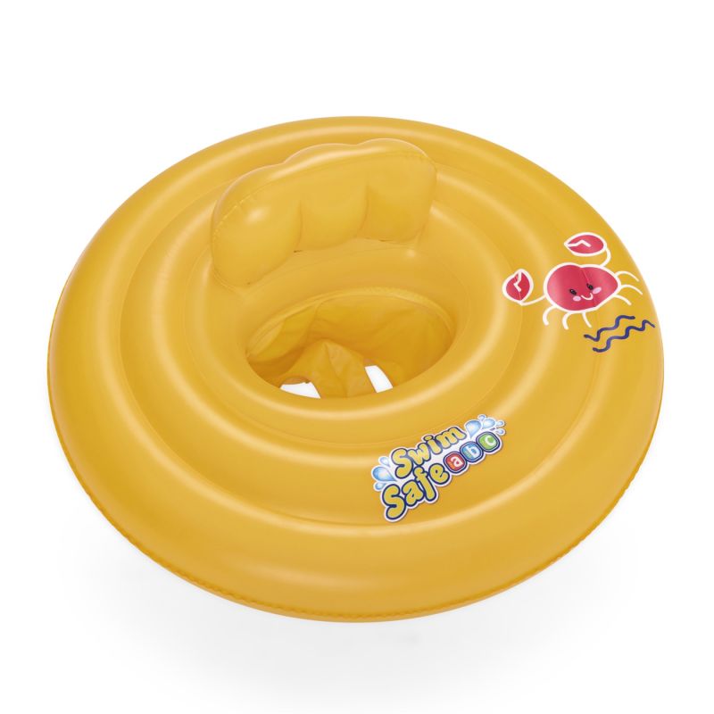 Bestway 32096 Swim Safe Wondersplash Round 3-Ring Baby Boat 92800497001 Accessories/Swimming accessories/Motylki, Pływaczki, Kółka, Piłki, Pontony Your Sports Performance