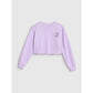 Girls' sweatshirt without a hood, 4F 4FJWSS25TSWSF1504-52S *Kategoria tymczasowa Your Sports Performance