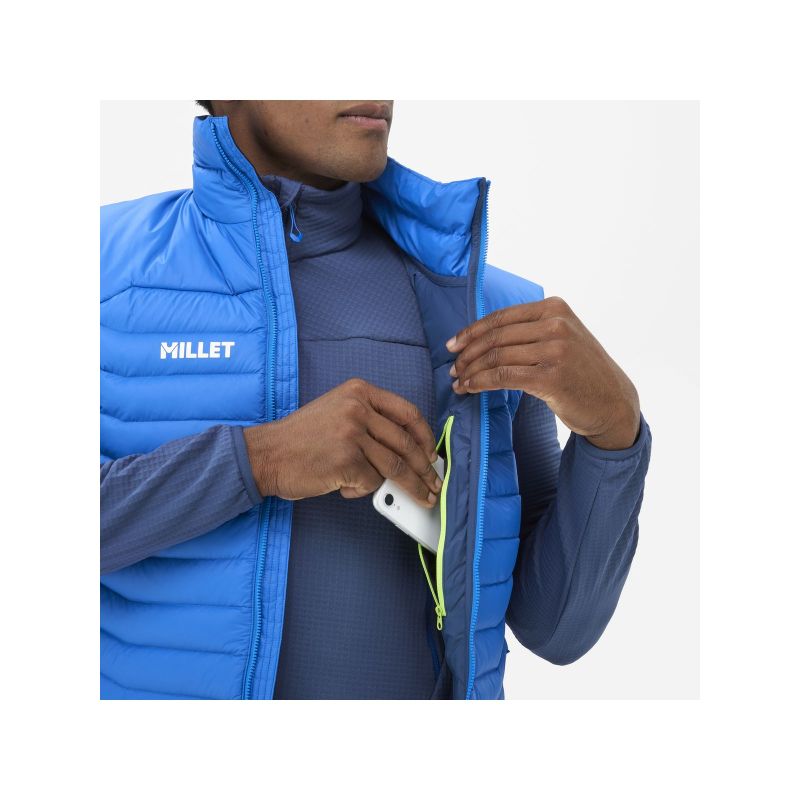 MILLET Evole Light 700 Vest M blue men's vest
