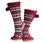 GLOVII HEATED SLIPPERS WITH SOCKS, SIZE 40-44, NORWEGIAN PATTERN, BATTERIES AND CHARGING CABLE INCLUDED, GQ5L Footwear Your Sports Performance