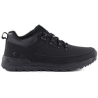 Women's black worker boots with socks Sabatina
