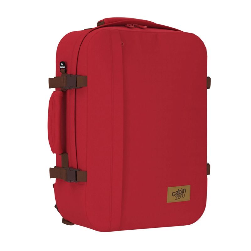Cabin Zero Classic 44L Travel Backpack Red - CZ062303 Akcesoria i sprzęt koszykarski/Torby i plecaki Your Sports Performance