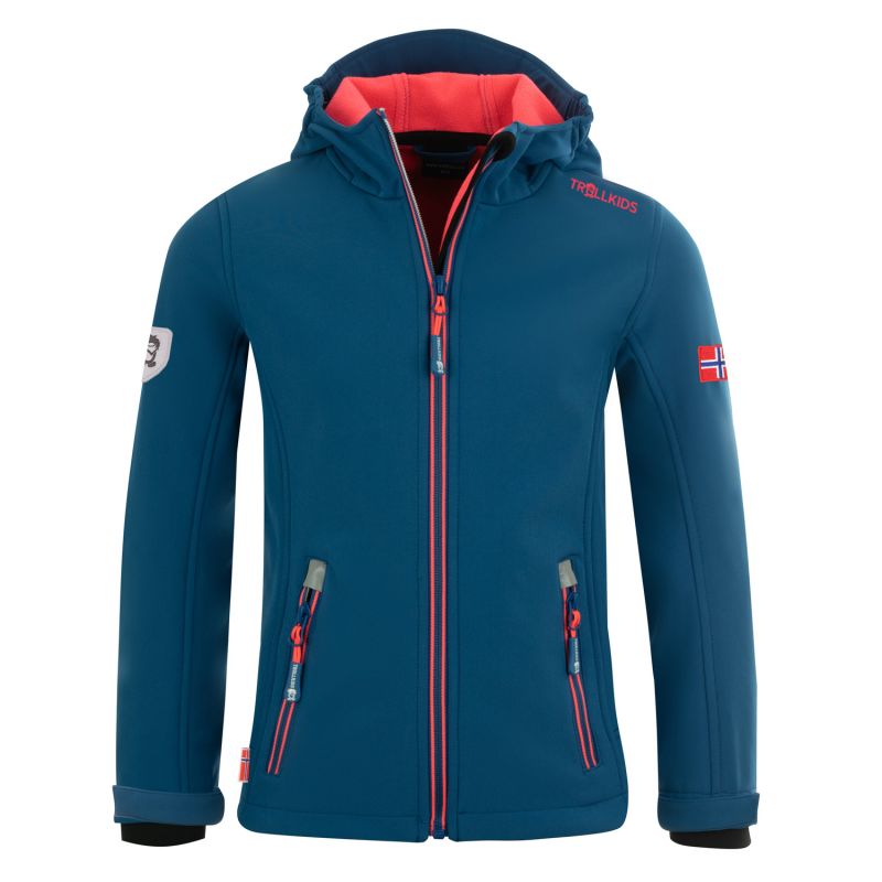 TrollKids Girls Trollfjord Jacket Jr 175-115 Clothing/Outdoor/Trollkids Your Sports Performance