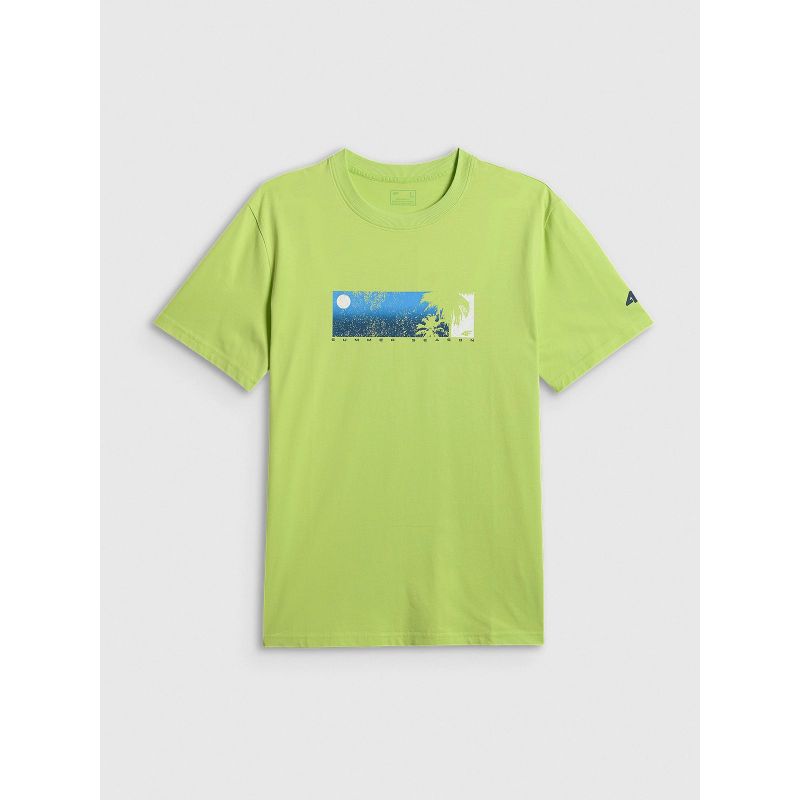 Men's regular printed T-shirt 4F 4FWSS26TTSHM3335-42S 4f
