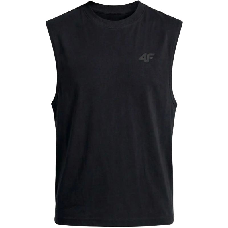 Men's T-shirt 4F M306 deep black 4FWMM00TSLEM306 20S