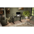 MOON desk with electric height adjustment 121x67 black/san sebas Biurka/Biurka nowoczesne Your Sports Performance