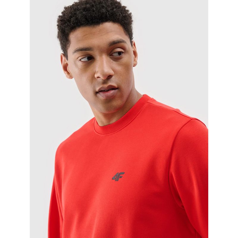 Men's sweatshirt without zipper and hood 4F 4FWMM00TSWSM1767-62S *Kategoria tymczasowa Your Sports Performance