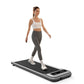 Urevo U1 Smart Walkingpad Treadmill + TUCKANO Electrically Adjustable Desk Black/Walnut In preparation Your Sports Performance
