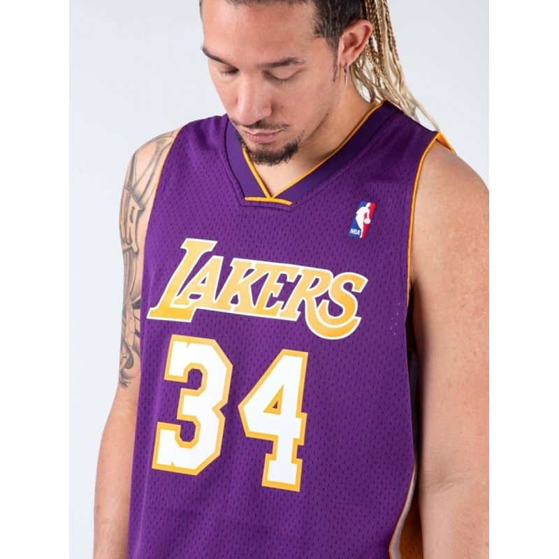 Mitchell & Ness Los Angeles Lakers NBA Swingman Jersey Lakers 99-00 Shaquille O`Neal SMJYGS18447-LALPURP99SON Clothing/Lifestyle/T-shirts/Mitchell & Ness Your Sports Performance