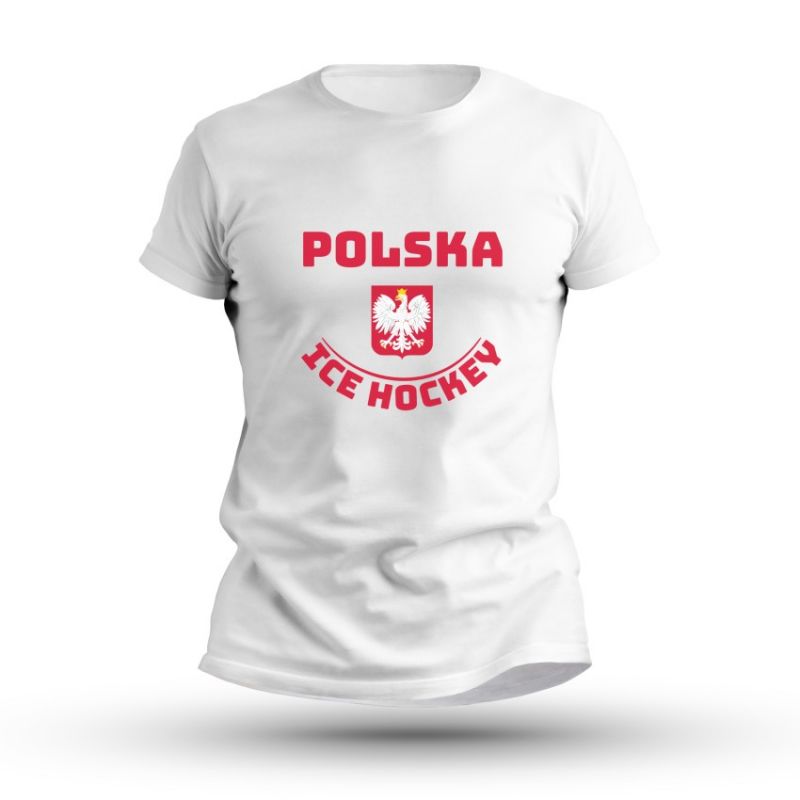 Ice Hockey Polska M SREBICEPLTS-RD short sleeve shirt Clothing/Lifestyle/T-shirts Your Sports Performance