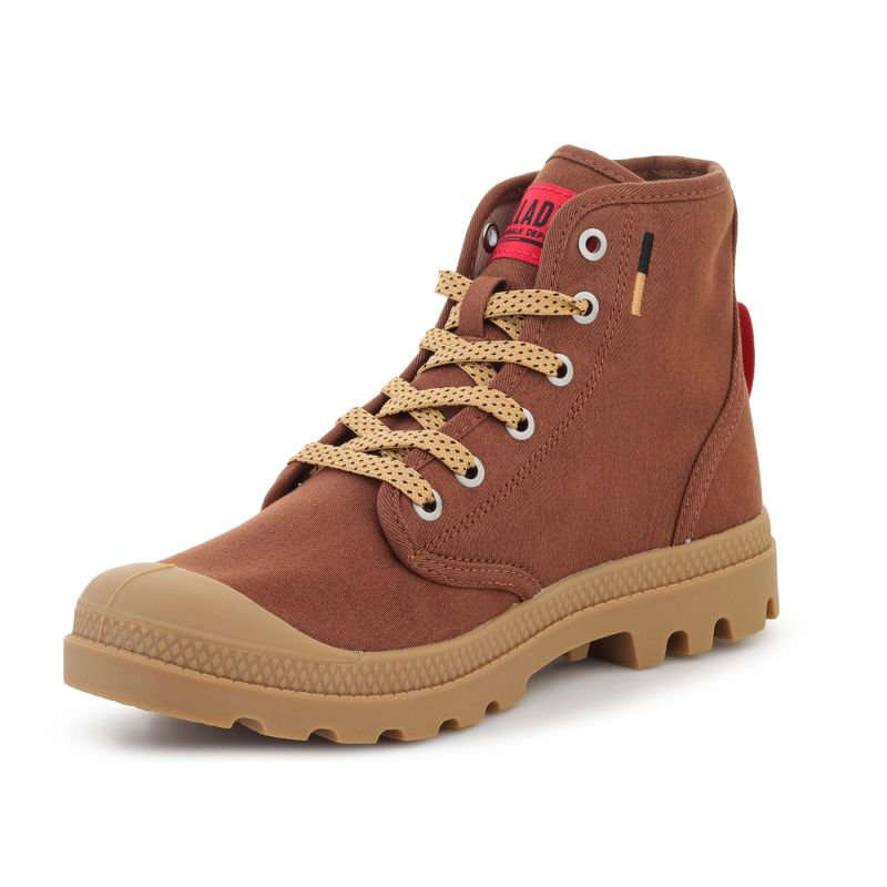 PALLADIUM PAMPA HI HTG GUM IRISH BROWN 74988-219