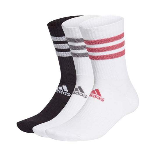 Adidas Glam 3S Cushioned Crew 3Pak GH7542 Clothing/Lifestyle/Socks Adidas