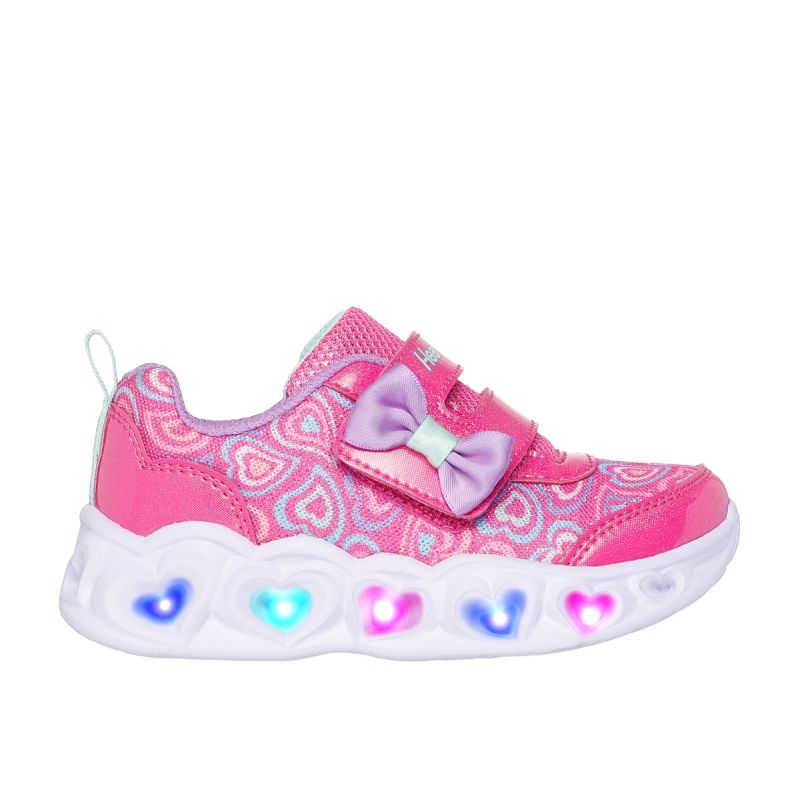 Skechers Kids' Casual Shoes HEART LIGHTS BOOGIE LAND 303258N HPMT Skechers