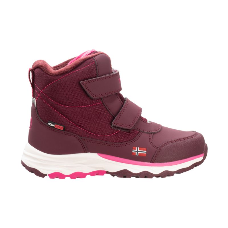 Trollkids Kids Hafjell Winter Boots for girls/boys waterproof purple (264-419) Trollkids
