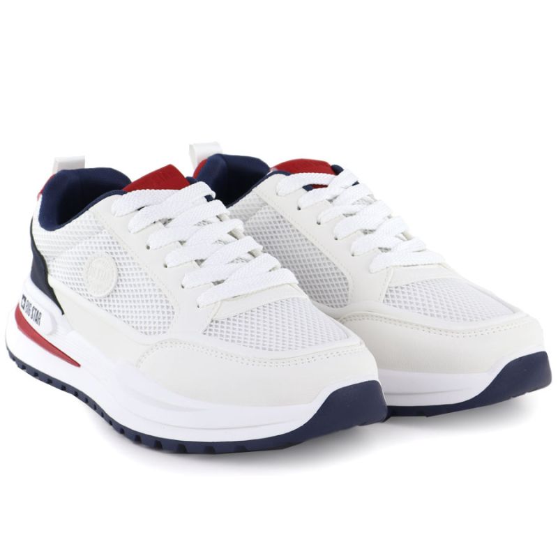 Men's white sports shoes Big Star TT174315 To be categorized Your Sports Performance