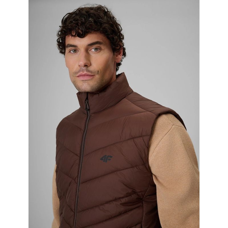 Men's vest with synthetic filling 4F 4FRAW26TVJAM401-80S