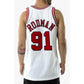 Mitchell &amp; Ness Chicago Bulls NBA Swingman Jersey Bulls 97-98 Dennis Rodman M SMJYAC18079-CBUWHIT97DRDN Clothing/Lifestyle/T-shirts/Mitchell & Ness Your Sports Performance