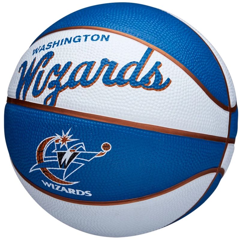 Wilson Team Retro Washington Wizards Mini Ball WTB3200XBWAS basketball Accessories/Balls/Basketball Your Sports Performance