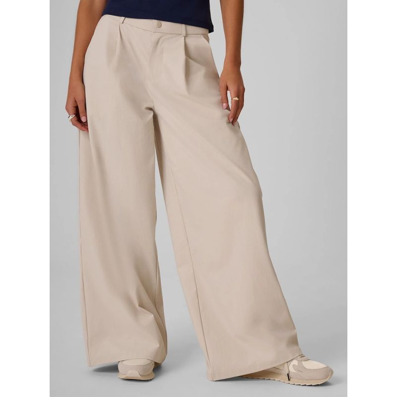 Women's wide leg trousers 4F 4FRSS26TTROF1970-12S 4f