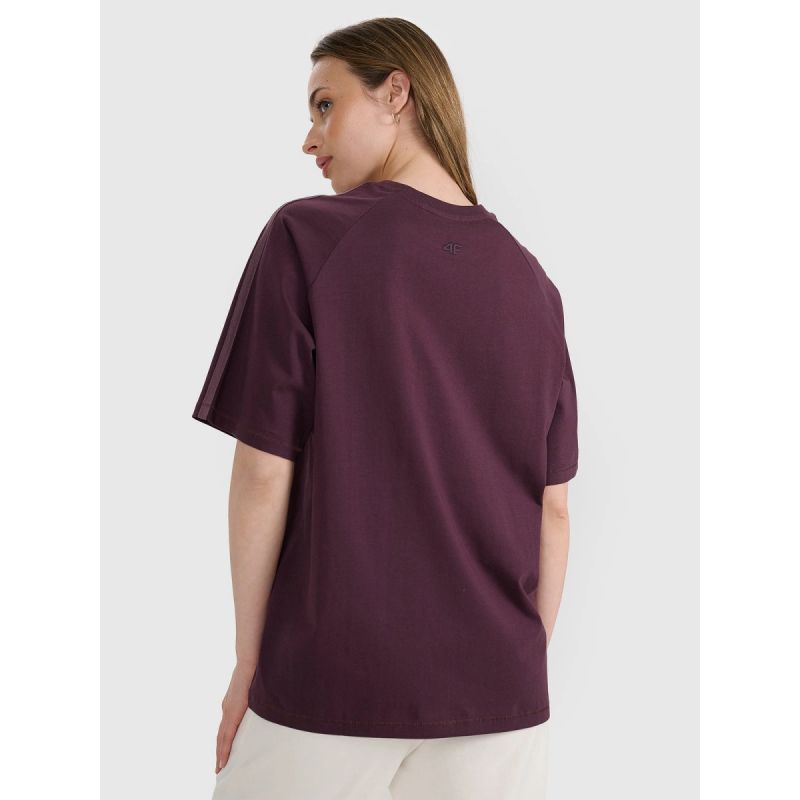 Women's oversize printed T-shirt 4F 4FRSS25TTSHF2791-50S *Kategoria tymczasowa Your Sports Performance