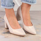 Sergio Leone W SK403C Beige Pearl Pumps