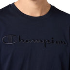 Men's Champion SS Tee Navy Blue 220273 BS501 In preparation Your Sports Performance
