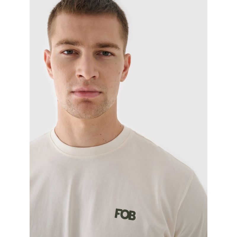 Men's oversize longsleeve with print 4F 4FWAW24TLONM315-11S 4f