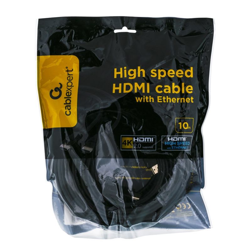 GEMBIRD CC-HDMI4-10M cable (HDMI M - HDMI M; 10m; black) Kable i adaptery/Kable HDMI Your Sports Performance