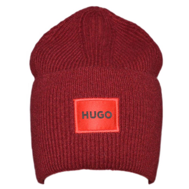 Hugo Boss Beanie Wool Winter Hat Red - 50496011-604 Odzież/Czapki/Czapki zimowe Your Sports Performance