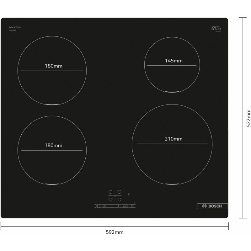 BOSCH PUE611BB5E induction hob AGD - Produkty/Płyty grzejne do zabudowy Your Sports Performance