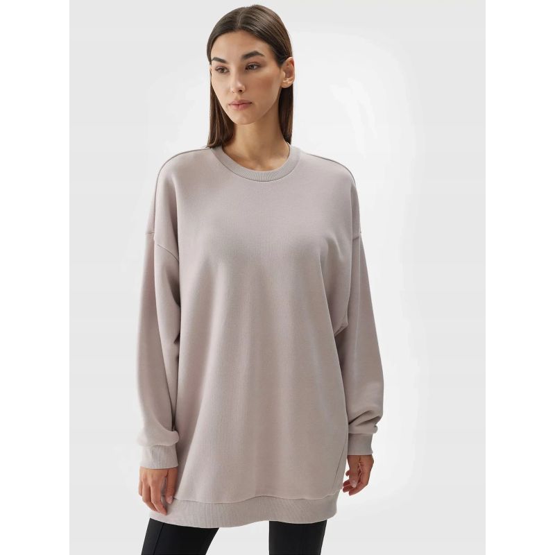 Women's sweatshirt without a hood, 4F 4FAW23TSWSF0764-56S *Kategoria tymczasowa Your Sports Performance