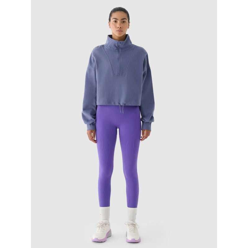 Women's sweatshirt without hood 4F x Anna Lewandowska 4F 4FALSAW24TSWSF1743-31S