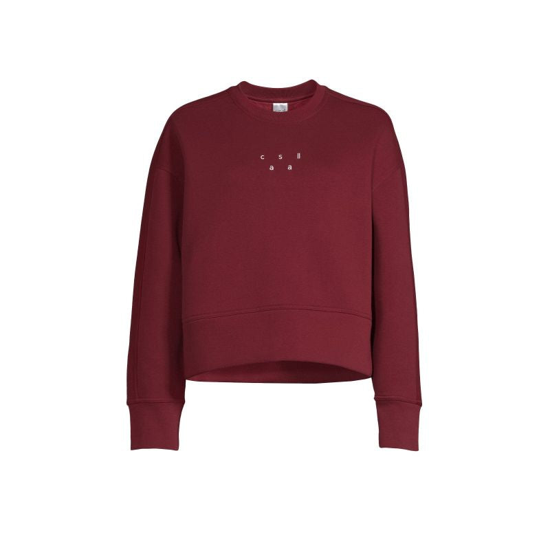 CASALL Boxy Crew Neck Sweatshirt evening red Import z PMSport Your Sports Performance
