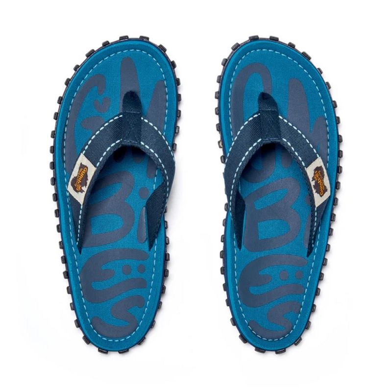 Gumbies Men's Flip-Flops ISLANDER FLIP-FLOP BLUE SURF