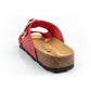 Bio Bio Women's slippers, profiled flip-flops, natural leather Your Sports Performance