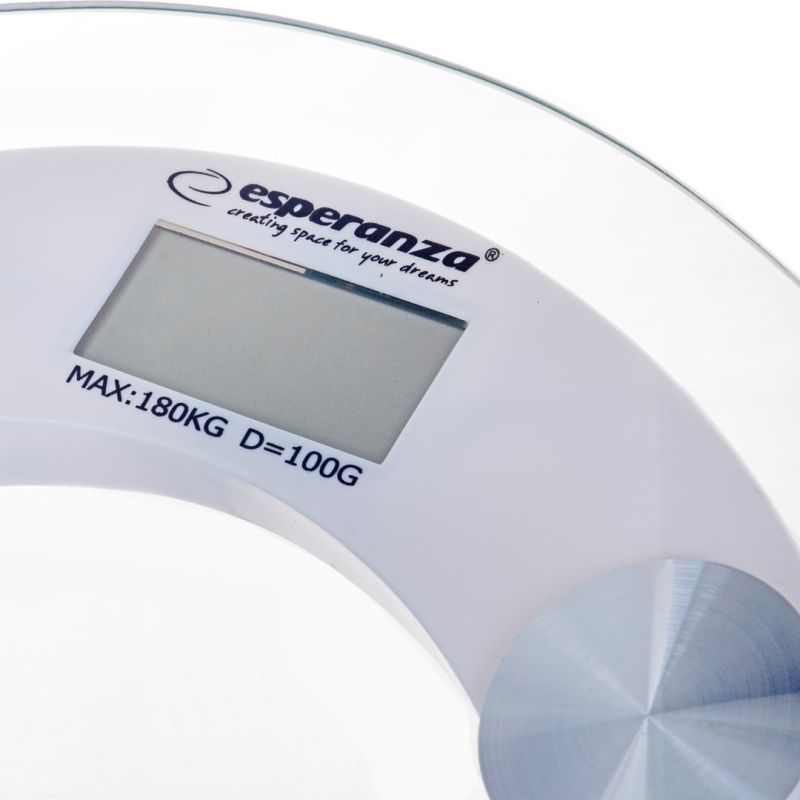 Esperanza Pilates EBS008W Bathroom Scale (transparent) AGD - Produkty/Wagi łazienkowe Your Sports Performance