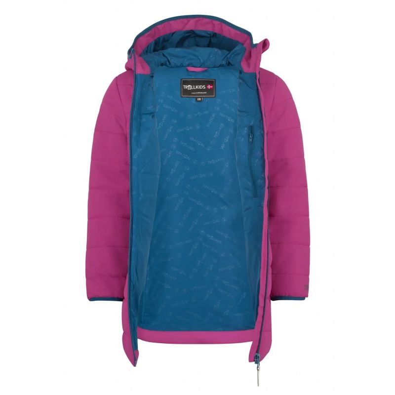 Trollkids Girls Stavanger Coat bright berry/madeira blue (219-243)